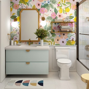 Цветная и яркая ванная комната: как преобразить санузел в Горном - gornyj.mebel54.com | фото