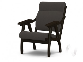 Кресло Вега-10 (венге лак/ULTRA GRAFIT) в Горном - gornyj.mebel54.com | фото