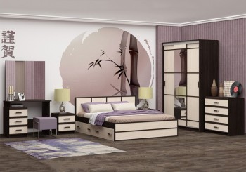 Модульная спальня Сакура в Горном - gornyj.mebel54.com | фото